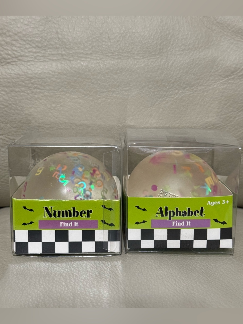 Target Bullseye Halloween Alphabet & Number Find It Sugar Ball Squishy